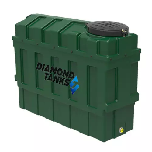 1000SSL green bunded oil tank
